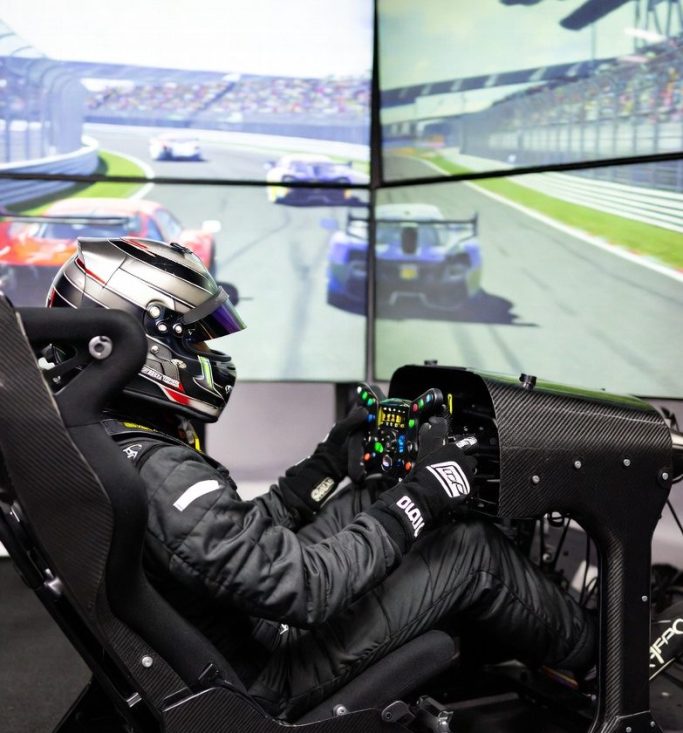 high-end racing simulator